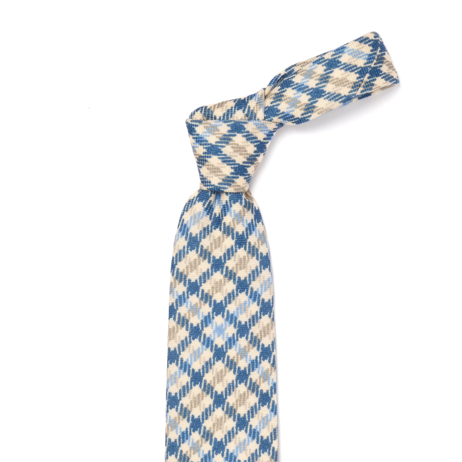 CA Archivio Storico: Krawatte "Gun Club" Kaschmir, Wolle & Seide - handrolliert